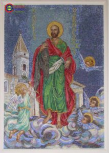 Cattedrale della Santissima Trinità, mosaico raffigurante San Bartolomeo