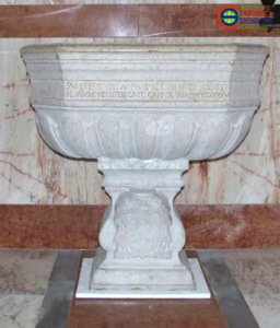 Cattedrale della Ss.ma Trinità, Fonte Battesimale, 1745