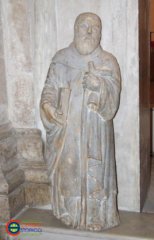 Chiesa di Sant’Antonio Abate – Statua di Sant’Antonio Abate, XIII sec
