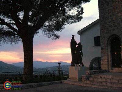 Statua Madonna dei Monti e Padre Pio